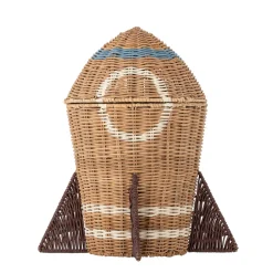 Discount Space Kurv m/låg, Natur, Rattan Børn Kurve
