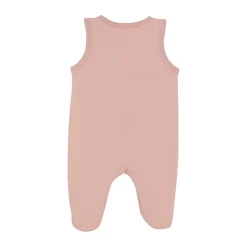Online Sparkedragt m. fødder - SOLID - Pale Mauve Præmatur Tøj