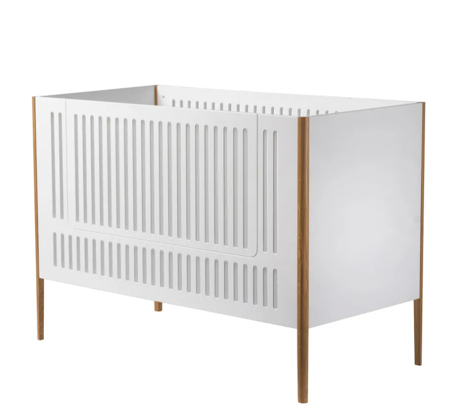 Clearance Spoke tremmeseng - Hvid/Eg Børn Tremmesenge