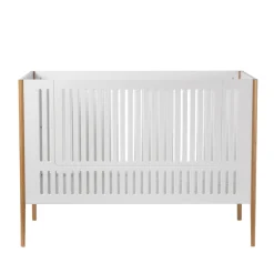 Clearance Spoke tremmeseng - Hvid/Eg Børn Tremmesenge