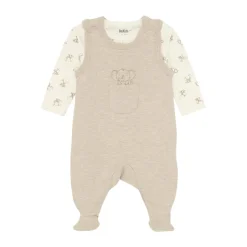 Outlet Sæt m. Body Langærmet+Overall - 2350 Bodysæt|Heldragter M. Fod