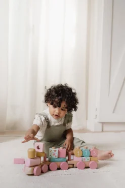 New Stabletog pink - Fairy Garden Togbaner & Tog|Trælegetøj