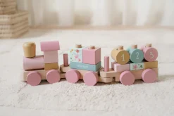 New Stabletog pink - Fairy Garden Togbaner & Tog|Trælegetøj