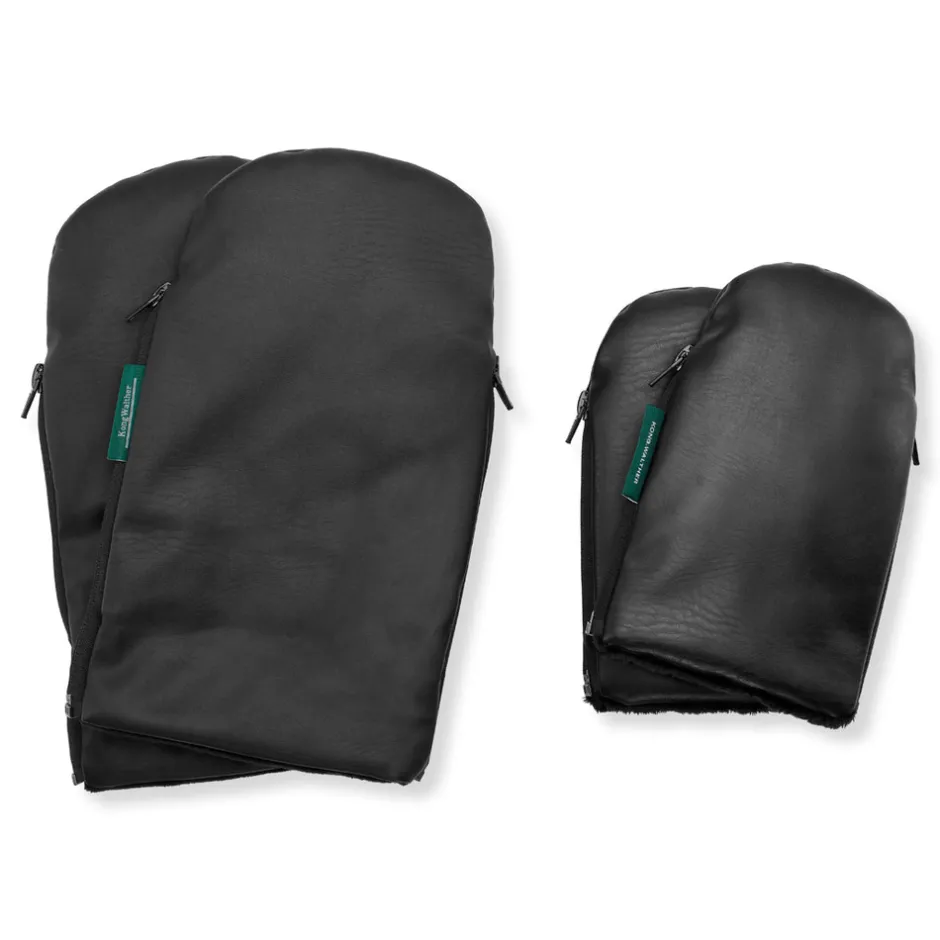 Østerbro handsken 2-Pak (Voksen + Mini) - black Vognhandsker