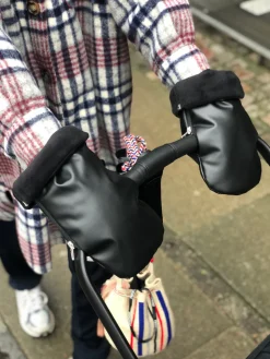 Østerbro handsker - sort Vognhandsker