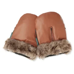 Outlet Østerbro handsker - toffee fur Vognhandsker