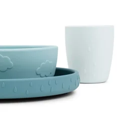 Clearance Stick&Stay spisesæt Deer friends Blå Service