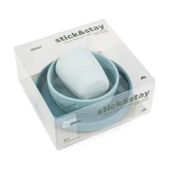 Clearance Stick&Stay spisesæt Deer friends Blå Service