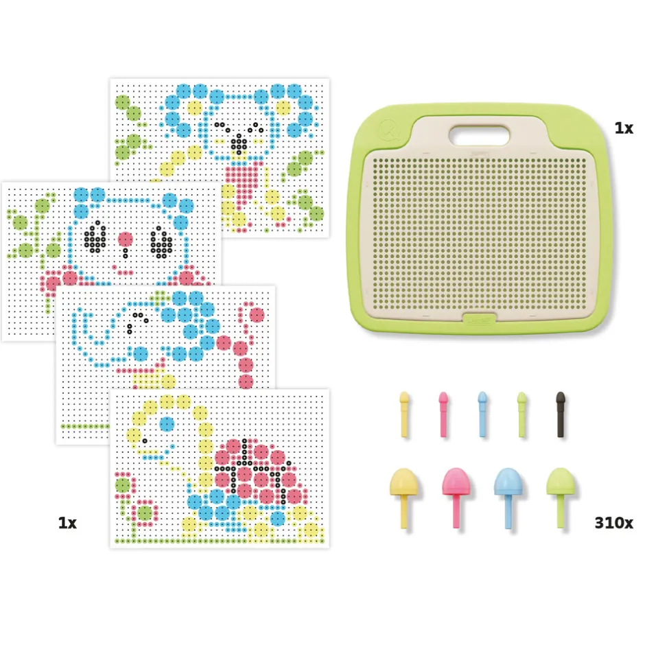 New Stiftmosaik FantaColor Play Eco+ (130 dele) Kreasæt