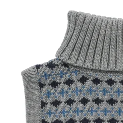 Stoffe Jacquard Halsedisse - Grey melange Elefanthuer & Huer