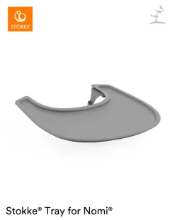 Outlet Stokke Tray til Nomi - grey Børn Tilbehør Til Højstole