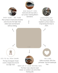 Hot Stole underlag - rose Børn Tilbehør Til Højstole