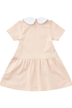 Sale Stribet kjole m. poplin krave - ROSE Kjoler