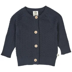 Discount Strikket Cardigan - Night blue Cardigans, Veste & Trøjer