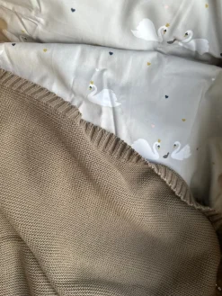 New Striktæppe - Wood Børn Tæpper