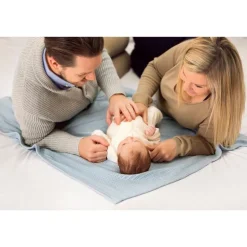 Clearance Striktæppe, bomuld, Golden sand Børn Tæpper