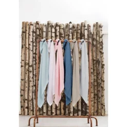 Striktæppe, bomuld, Hvid Børn Tæpper