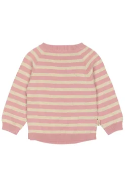 Discount Striktrøje - Off White/Rosa Cardigans, Veste & Trøjer