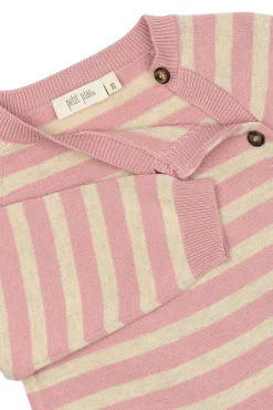 Discount Striktrøje - Off White/Rosa Cardigans, Veste & Trøjer