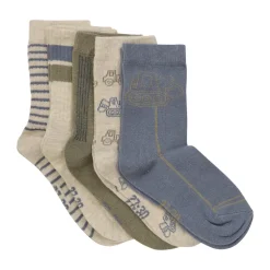 Clearance Strømpe m. mønster (5-pak) - 990 Strømper|Multipack