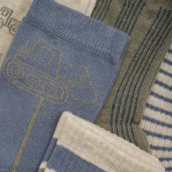 Clearance Strømpe m. mønster (5-pak) - 990 Strømper|Multipack