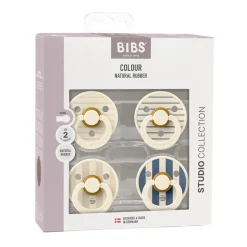 Hot Studio Colour Sut 4pk Latex Str 2 - Pin Ivory/Blue Sutter