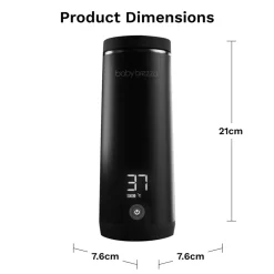 Online Superfast Portable Bottle Warmer Black Tilberedning & Rengøring