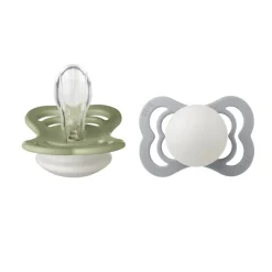 Supreme 2 pk Silicone str. 1 Night - sage/cloud Sutter