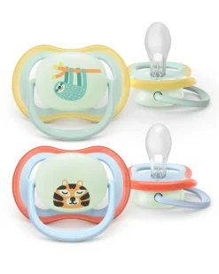 Discount Sut Ultra air, Nat, 0-6 m, lyseblå/lysegrøn Sutter