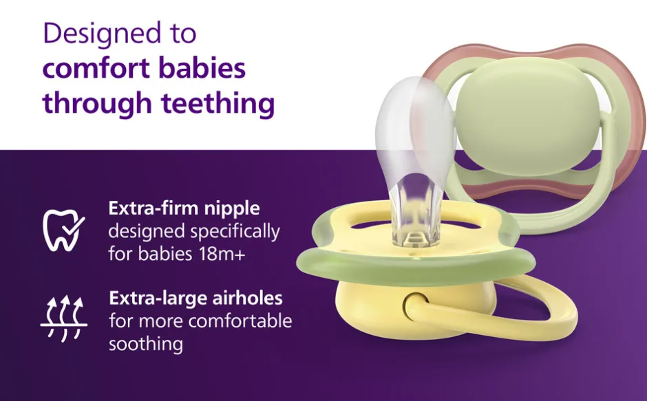 Discount Sut Ultra air, Nat, 0-6 m, lyseblå/lysegrøn Sutter