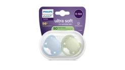 Online Sut Ultra soft, 0-6 m, grøn/blå Sutter