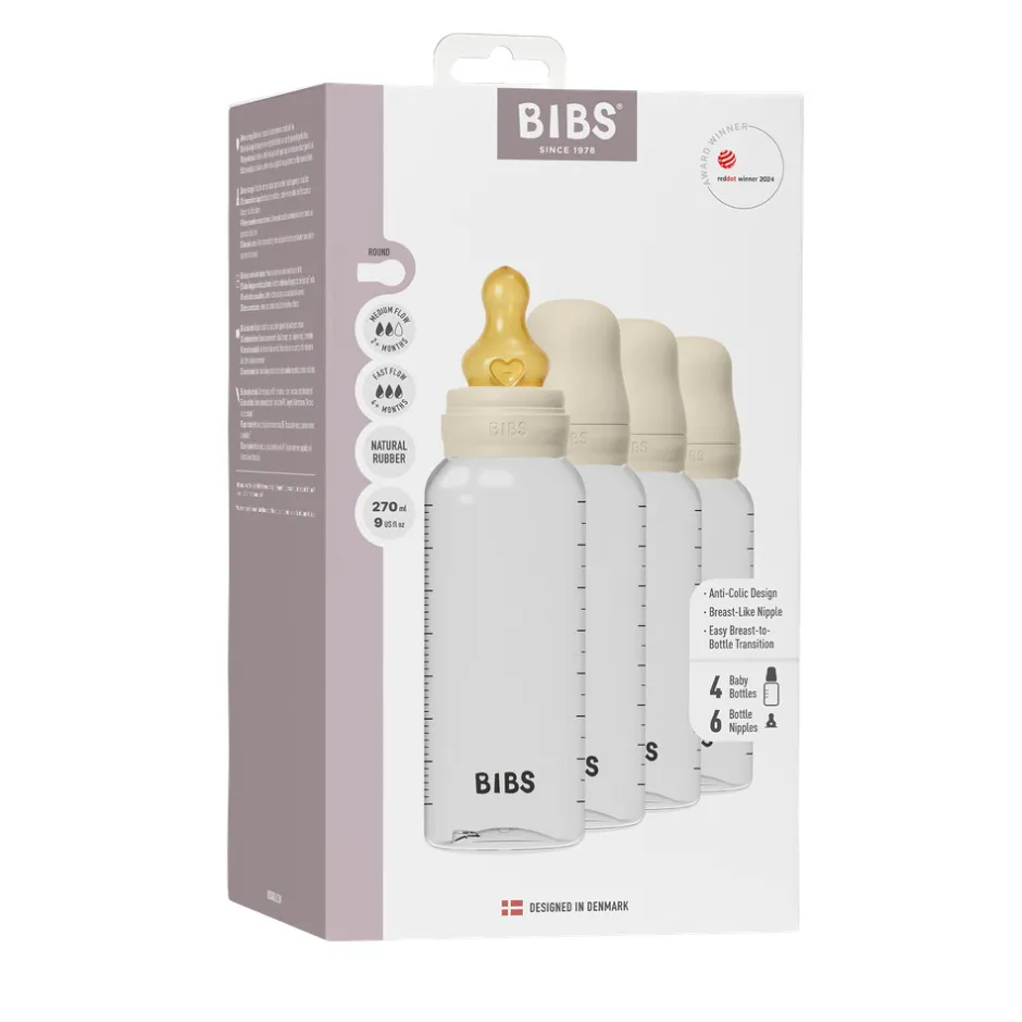 Online Sutteflaske Latex 4pk 270 ml - Ivory Sutteflasker