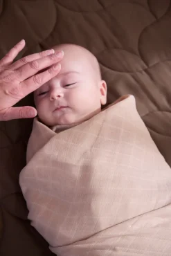 Sale Svøb 120x120 cm - Warm Grey Børn Svøb