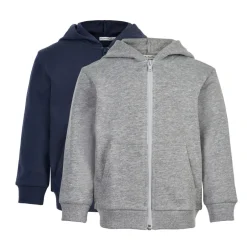 Sale Sweat jakke m. hætte 2-pak - 131 Cardigans, Veste & Trøjer|Sweatsæt
