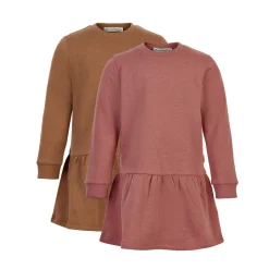Online Sweat kjole langærmet 2-pak - 411 Kjoler|Multipack