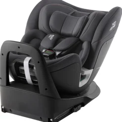Swivel autostol - Midnight Grey Autostole Med Integreret Baser|Autostole 40-150 Cm (0-12 År)