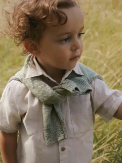 Clearance Tarou kortærmet løs skjorte - BLEACHED Skjorter