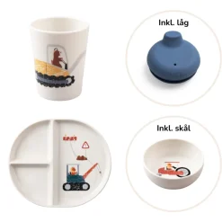 Clearance Tastii service sæt - busy builders/vintage blue Service