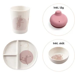 Sale Tastii service sæt - teeny toes/vintage rose Service