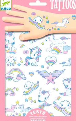 Sale Tattoos, Enhjørninger Neglelak & Tatoveringer