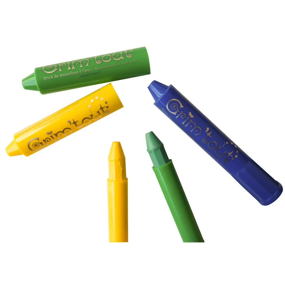 Outlet Teatersminke - 6 farvestifter Ansigtsmaling