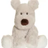 Best Teddy Mocca lille, hund grå, 18 cm Bamser