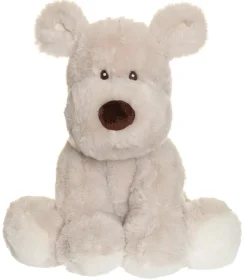 Outlet Teddy Mocca stor, hund grå, 34 cm Bamser