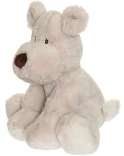 Outlet Teddy Mocca stor, hund grå, 34 cm Bamser