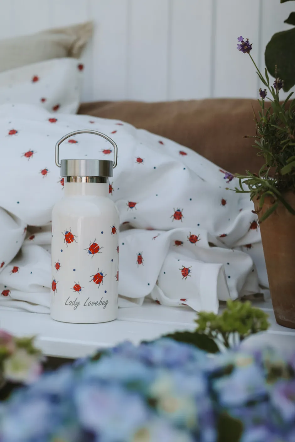 Hot Termoflaske rustfrit stål - 350ml - Ladybug Madkasser & Drikkedunke