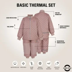 Clearance Termosæt - Adobe Rose Termotøj