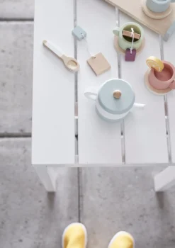 New Tesæt i træ, pastel Køkkenleg