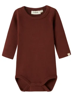 Clearance Thora Hir Body - Hot Chocolate Bodystocking Langærmet