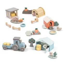 Outlet Tiny farm traktor Dotti Blå Traktorer & Fly