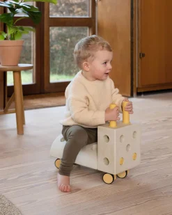 Online Tiny ride Sand Grey / Honey Yellow Store Byggesæt|Tumlemøbler